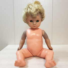Детская кукла, резина и пластик, ГДР